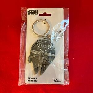 Disney Star Wars Pewter Millennium Falcon Key Chain